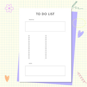 Printable - Minimal & Simple To Do List